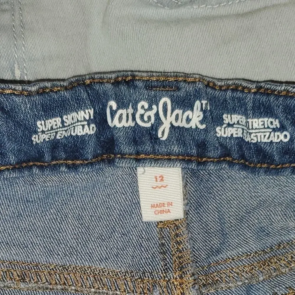 Cat & Jack / Children's Place Blue Shades Jeans || sz 12 EUC